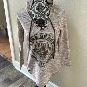 Salt Creek Long Beach Washington Long-Sleeved Lightweight Beach Hoodie S